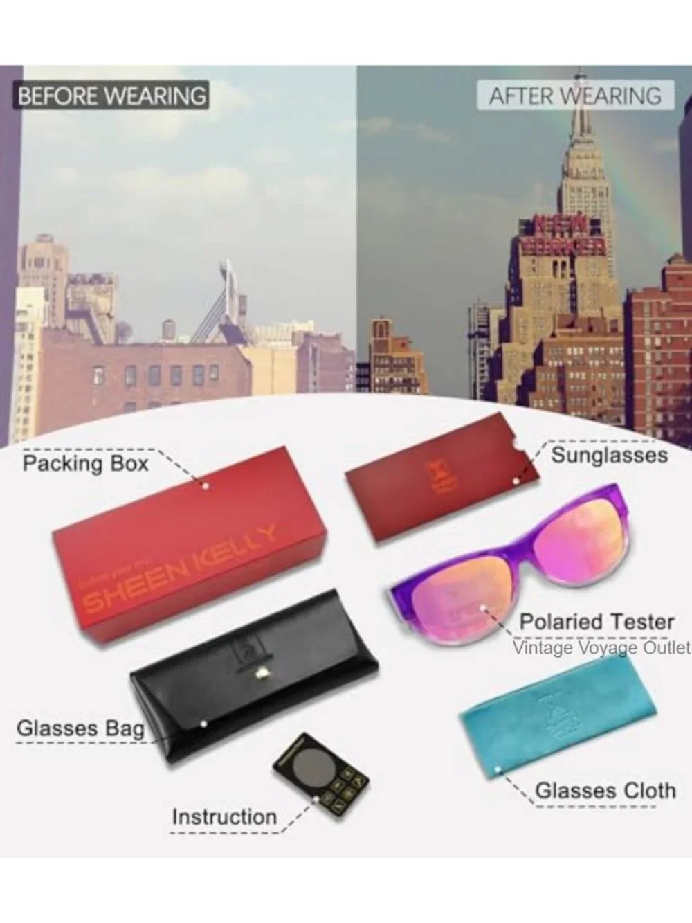Oversized Polarized Fit Over Sunglasses TR90 Mirrored Wrap Around UV400 Unisex